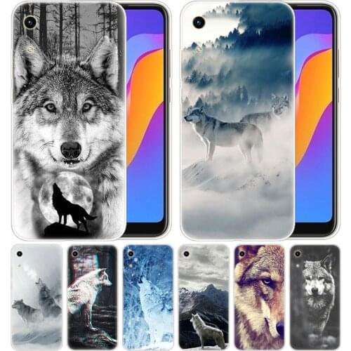 Luxury Silicone Case Wolf Wolves Dark King for Huawei Honor 9X 8A 7A 20 Pro 7X 8X 7S 8S 8 9 10 Lite View 20 20i 10i Play Fashion