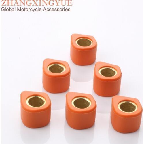 6pc Performance Variator Roller Weights 6.5gram 15x12mm for Buffalo All Models 50cc 2T