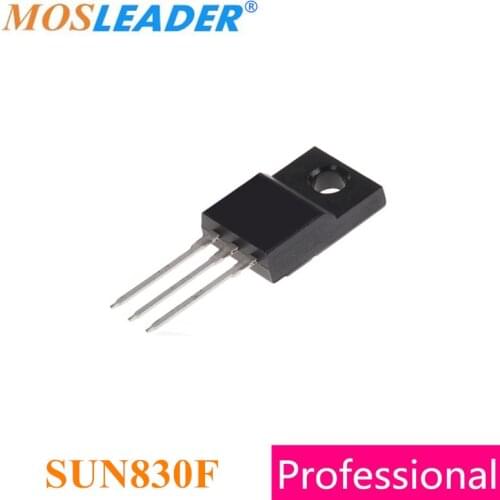 Mosleader TO220F SUN830F 50PCS 500V N-Channel SUN830 High quality Mosfets