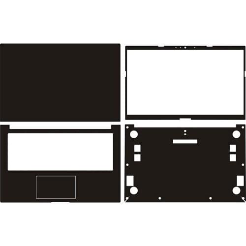 Carbon fiber Laptop Sticker Skin Decal Cover Protector for Asus V4050FP VivoBook14 2020 14"