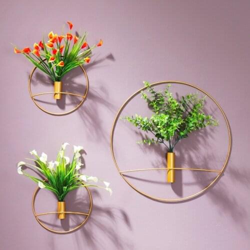 Small Potted Plants On The Wall Decoration Leaf Lace Wall Hanging House Decoration Farmhouse Dormitory Room Decoration Gift