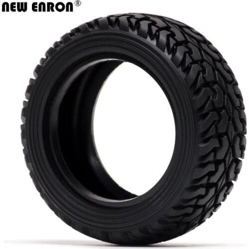 NEW ENRON Rubber Tyres Tires 75MM 4PCS For 1/10 RC Car On Road Racing Rally Kyosho SAKURA HSP HPI Redcat Tamiya