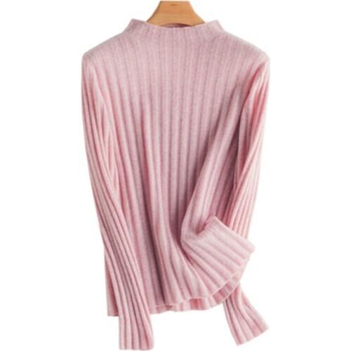 New Winter Womens Knitted Sweater 100% Cashmere Turtleneck Casual Loose Large Size Female Pullovers 2020 Lady Trendy Clothing