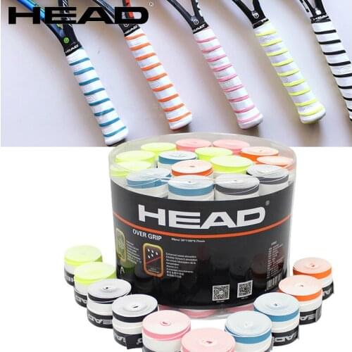 New arrival Head Tennis Racket double color Overgrip Anti-skid Sweat Absorbed Soft Wrap Taps Tenis Racquet Dry grips 10pcs/lot