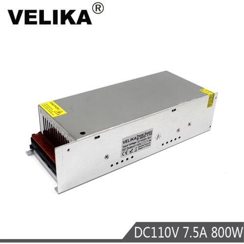 Single Output 110V DC switch power supply 800W 7.5A Driver Transformer 220V AC to DC110V SMPS For CNC Machine DIY CCTV Motors