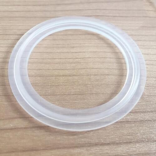 Fit 38mm 1-1/2" Pipe OD 1.5" Tri Clamp Sanitary Transparent Silicon Sealing Gasket Strip Homebrew For Diopter Ferule