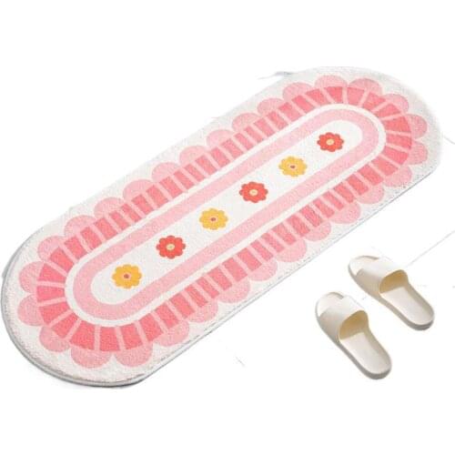 Bedside Carpet Geometric Pattern Carpets Non-slip Living Room Floor Mat Stripe Area Rugs Bedroom Soft Mats Home Decor Room Rugs