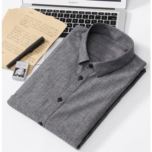 MRMT 2021 Brand Spring New Leisure Mens Shirts Pure Cotton Long Sleeved Shirt for Male Casual Youth Student Tops Shirts