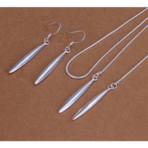 S362 S925 Vente Chaude bijoux en argent ensemble, bijoux de mode ensemble Collier Boucle D'oreille/aqqajhxa bciajtpa