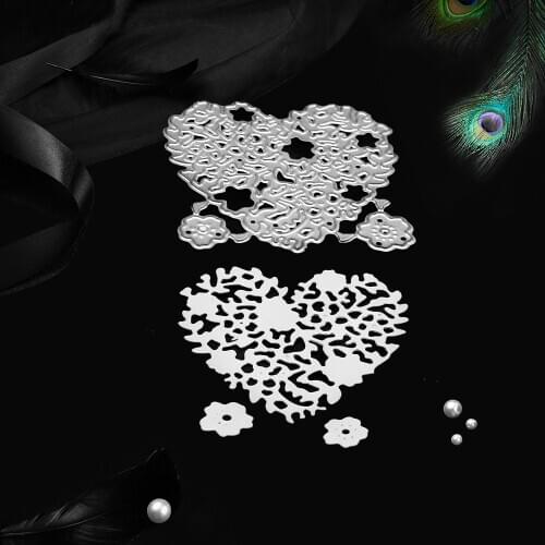 Heart-shaped metal cutting die DIY scrapbook album paper embossing metal cutting die