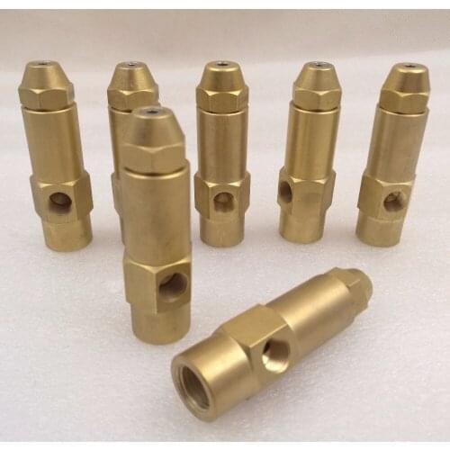 Siphon fuel burner nozzle,waste oil burner nozzle,siphon type air atomizing spray nozzle for waste oil application