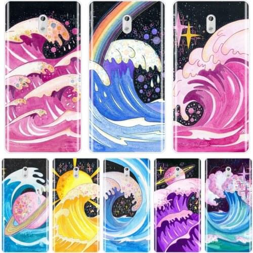 Star Waves Phone Cases For Nokia 1 Plus 2 3 5 6 8 9 Case Silicone For Nokia 7 Plus X71 X6 Nokia2 Nokia3 Nokia5 Nokia6 Back Cover