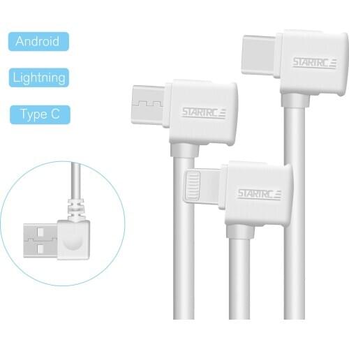 STARTRC Drone Dedicated data line Lightning/Type C Interface for Android/iPhone for FIMI X8SE X8SE 2020 Accessories