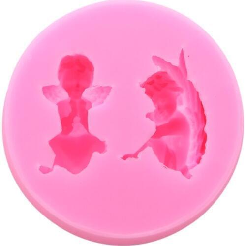 Sugarcraft Angel Silicone Mold Fondant Mold Cake Decorating Tools Candy Clay Chocolate Gumpaste Molds Resin Clay Soap Moulds