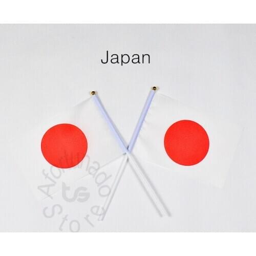 Japan 14*21cm flag Banner meet Parade party hand waving National flag Home Decoration flag banner
