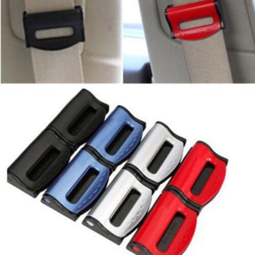 Youwinme 2Pcs Car Stying ABS Safety Seat Belt Clip Auto Stopper Buckle Eliminator Adjustable Extender Auto Fastener