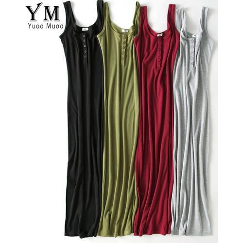 YUOOMUOO Summer Dresses With Buttons