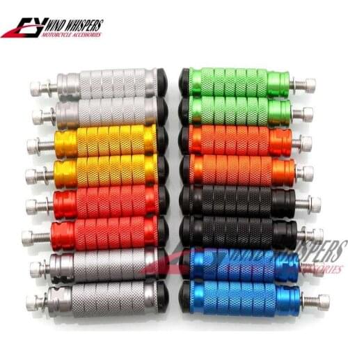 1Pair CNC Aluminum Folding Motorcycle Rearset Footrests Foot Rest Foot Pegs Pedal For Yamaha/KTM Fit Modified Motorcycle