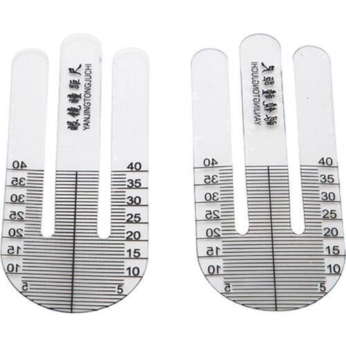 1Pair Optical PH Ruler Pupil Height Meter Optometry PH Tester for Hospital Tool New