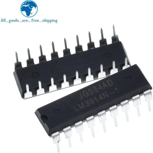 10pcs/lot LM3914N-1 LM3914N LM3914 DIP-18 LED Lighting Drivers Dot/Bar Display Dvr new original In Stock