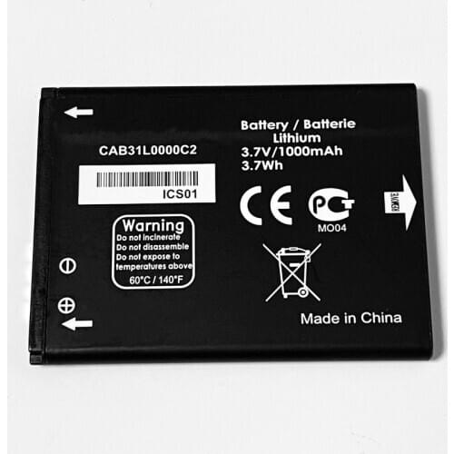 3.7V 1000mAh CAB31L0000C2 For Alcatel Tribe 3040 3040D 3041D i808 890D 891 813 979 282 TCL T66 A890 CAB31L0000C1 Battery