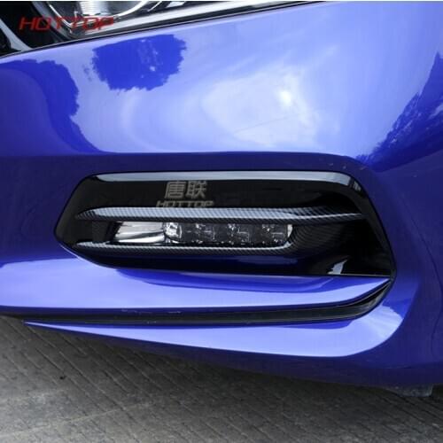 Car Exterior Front Fog Light Lamp Frame Trim Styling For Honda Accord 10th 2018 Car-covers Car styling