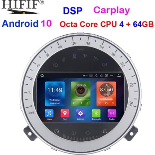 PX5 DSP 4+64G Octa Core For Bmw Mini Cooper 2006-2013 Radio Android 10 Car Dvd Gps Navigation Multimedia Player Car Stereo