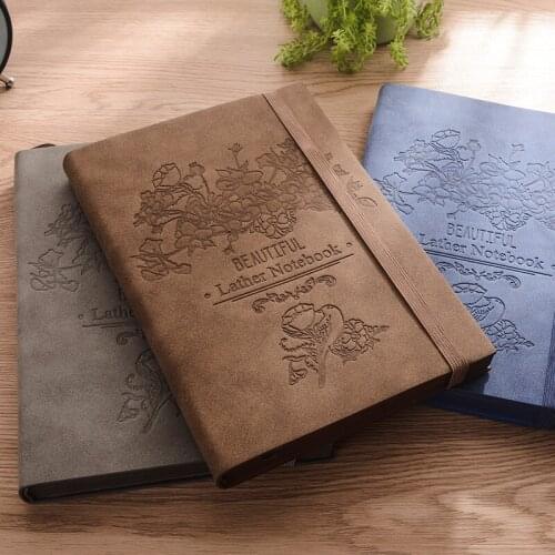 Sheepskin Book Planner A5 Business Notebook Meeting Minutes Book Diary Office Stationery Free Lettering Custom Logo