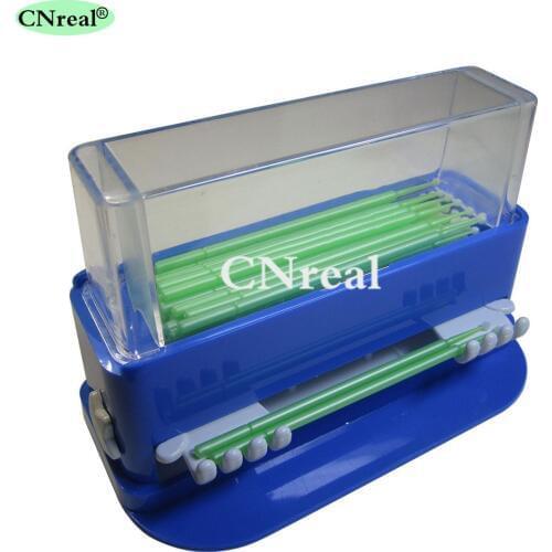 1 Piece Dental Micro Brush Applicator Dispenser Blue Plastic Dentist Lab Device Equipment
