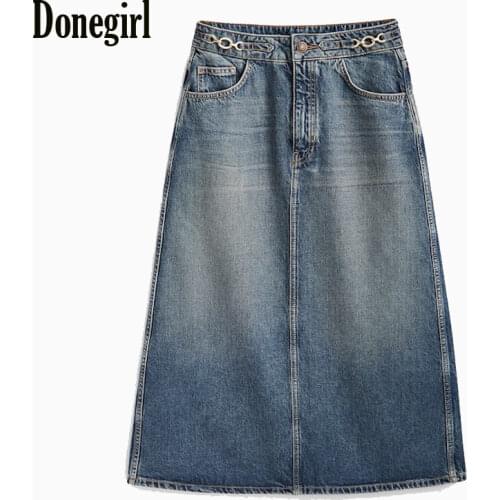 Женские юбки джинсовые Donegirl China At AliExpress