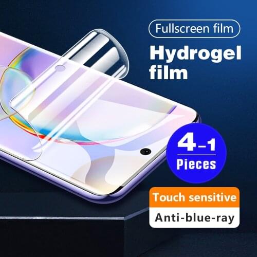 1-4Pcs cover hydrogel film for Honor V40 50 SE view 30 pro plus 30s 30i 20 lite 20s 20i Youth Not Glass phone screen protector