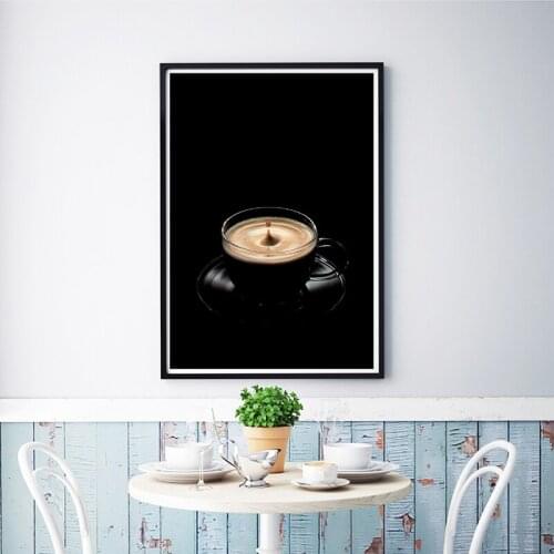 Coffee Poster Modern Photography Canvas Prints Wall Art Picture Kitchen Decoration Painting Home Decor Coffee Lovers Gift