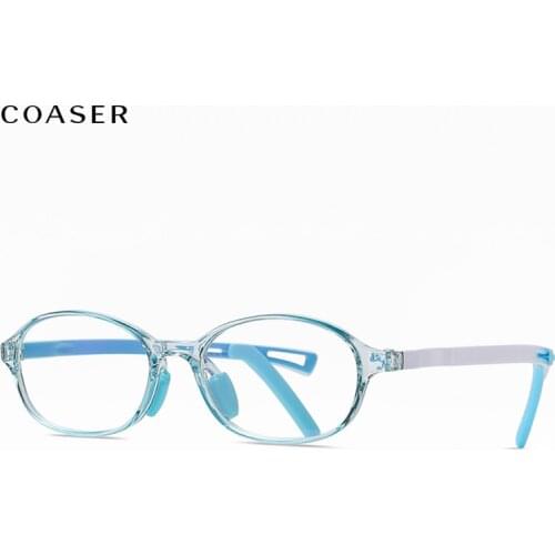 Square Kids Glasses Frame,Study Girl Kids Frame Myopia Optical Computer Eyeglasses School,Game Anti Blue Light Blocking Eyewear