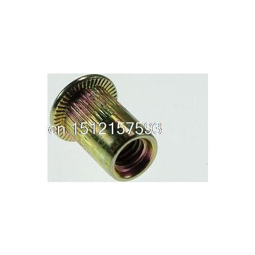 Lot50 Flat Head Metric Steel M4 Blind Insert Rivet Nut Rivnut Freeship