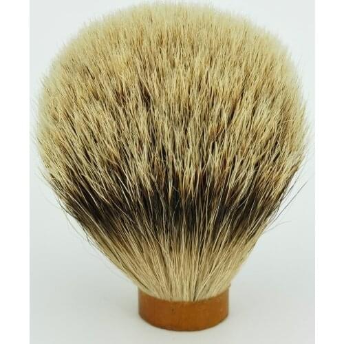 Best Silvertip Badger Hair Shaving Brush Knot Supper Badger Hair Brush Knot (20mm x 65mm) For Men