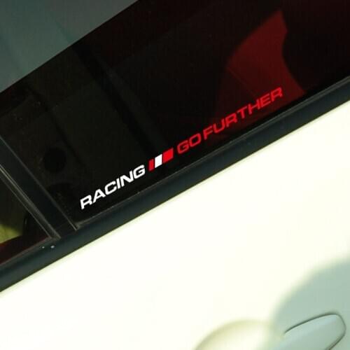 Car Sticker Decal For Ford Racing Glass Reflective Vinyl 2 Colors Tuning Auto Motorcycle Car Styling Accessories