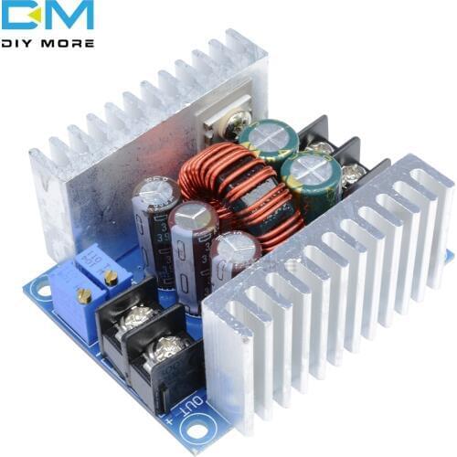 300W 20A DC-DC Buck Converter Step Down Module Constant Current LED Driver Power Step Down Voltage Module Electrolytic Capacitor