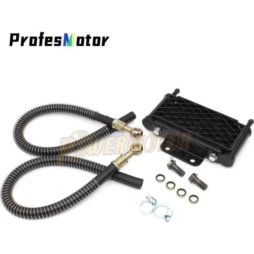 Motor Oil Cooling Cooler Radiator for 50 70 90 110 125 Horizontal Engine Chinese Dirt Pit Monkey Bike ATV Motorcycle KAYO APOLLO