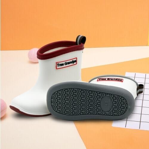 Rubber Shoes Children Small Size Rain Boots Waterproof Water Shoes Light Weight 2021 Kids Rainboots Rubber Water Shoes