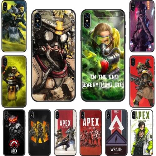Game Apex Legends Phone case For iphone 4 4s 5 5S SE 5C 6 6S 7 8 plus X XS XR 11 PRO MAX 2020 black luxury hoesjes silicone