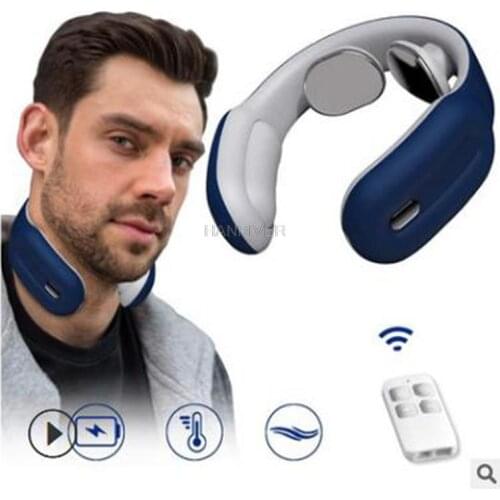 Smart Electric Neck and Shoulder Massager Low Frequency Magnetic Therapy Pulse Pain Relief Tool Health Care Relaxation