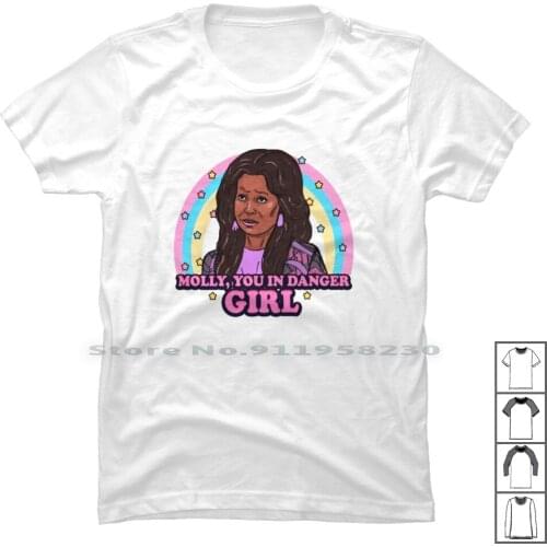Whoopi Goldberg Molly Danger Girl T Shirt 100% Cotton Danger Molly Anger Hoop Gold Who Old Pi Op Go