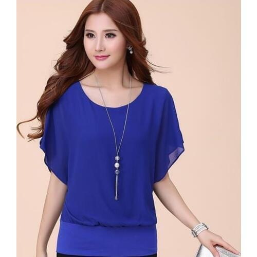 New Spring Fashion 2016 Europe Style Women Blouse Bow Chiffon Blouse Short Sleeve Femininas Blusas Causal Elegant Blouse Womens