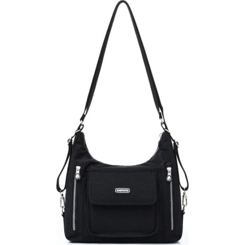 Women Nylon Backpack Large Female Shoulder Bag Large Capacity Simple Style Casual Rucksacks Mochila Travel Schoolbag