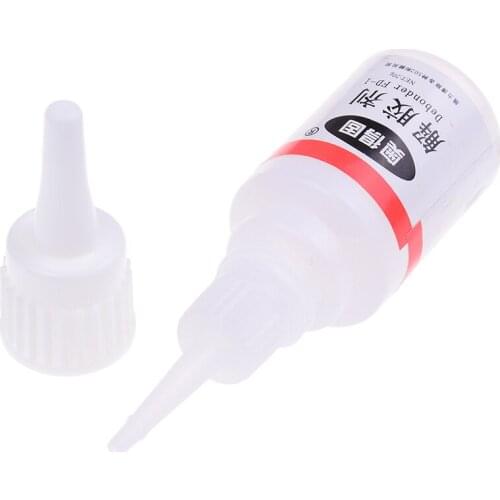 Liquid Glue Debonder Clean for Super UV Clear Epoxy Resin Foil Nail Polish Enamel 502 Textile Stationery Store 20G