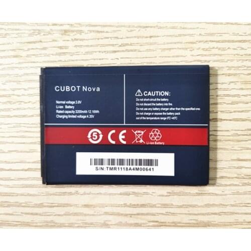100% High quality 3.8V 3200mAh Replacement Battery For Cubot Nova Mobile Phone battery