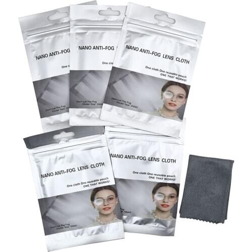 20 pcs New Design Glasses Cleaner Eyeglass Lens anti fog glasses lens cloth AT01