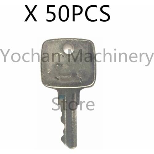 50 Pcs Ignition Key For John Deere Backhoes Loaders Tractors Genuine AR51481 Free Shipping