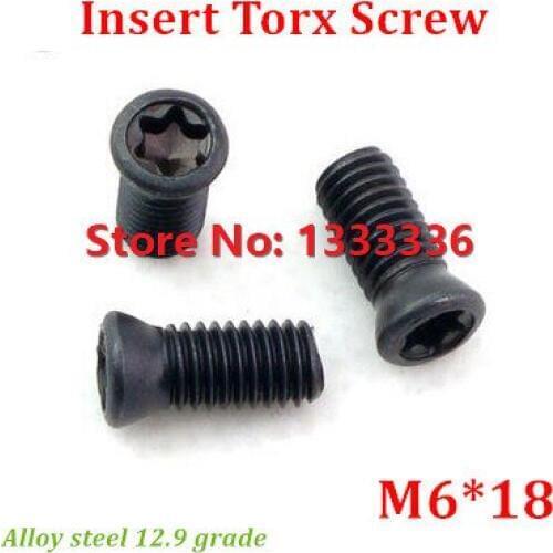 50pcs/lot M6*18 Insert Torx Screw Replaces Carbide Inserts CNC Accessories Lathe Tool/Blade Cutter Bar Alloy Steel 12.9