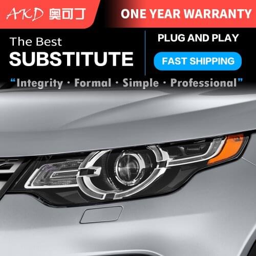 AKD tuning cars Headlight For Land Rover Discovery Sport Headlights Full LED DRL Running lights Bi-Xenon beam dynamic signal